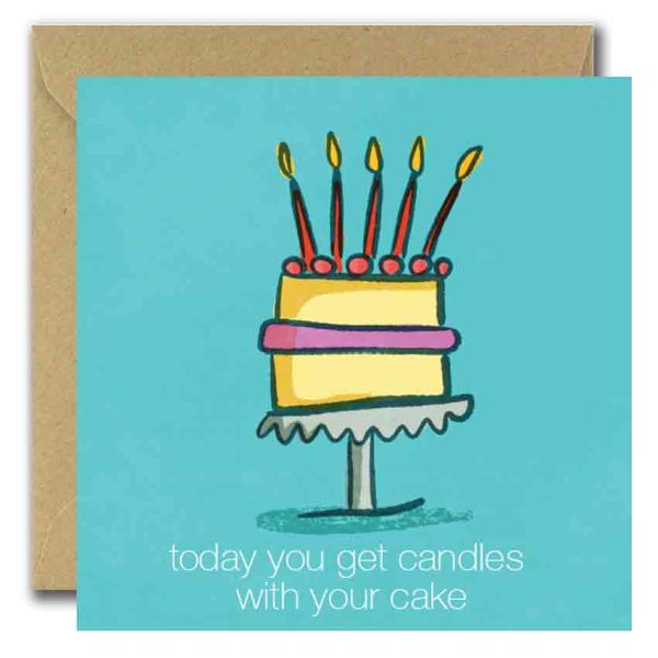 Candles with your Cake (Birthday Card)