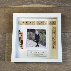 Personalised First Day at School Frame