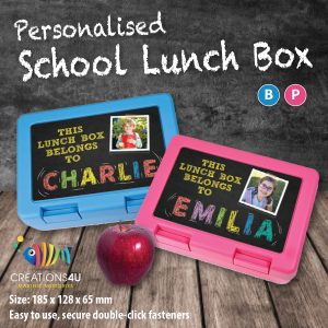 Personalised Back to School Lunch Box
