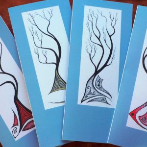 Set 4 Celtic Trees Greetings Cards