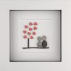 Tree of Hearts Pebble Art Frame