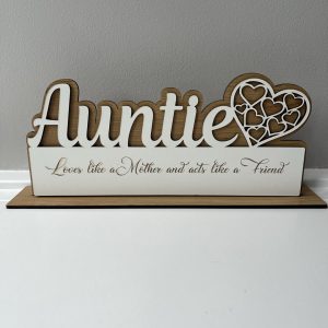 Auntie Freestanding Double-layer Sign