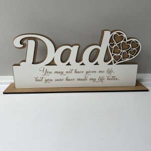 Step-Dad Freestanding Double-layer Sign