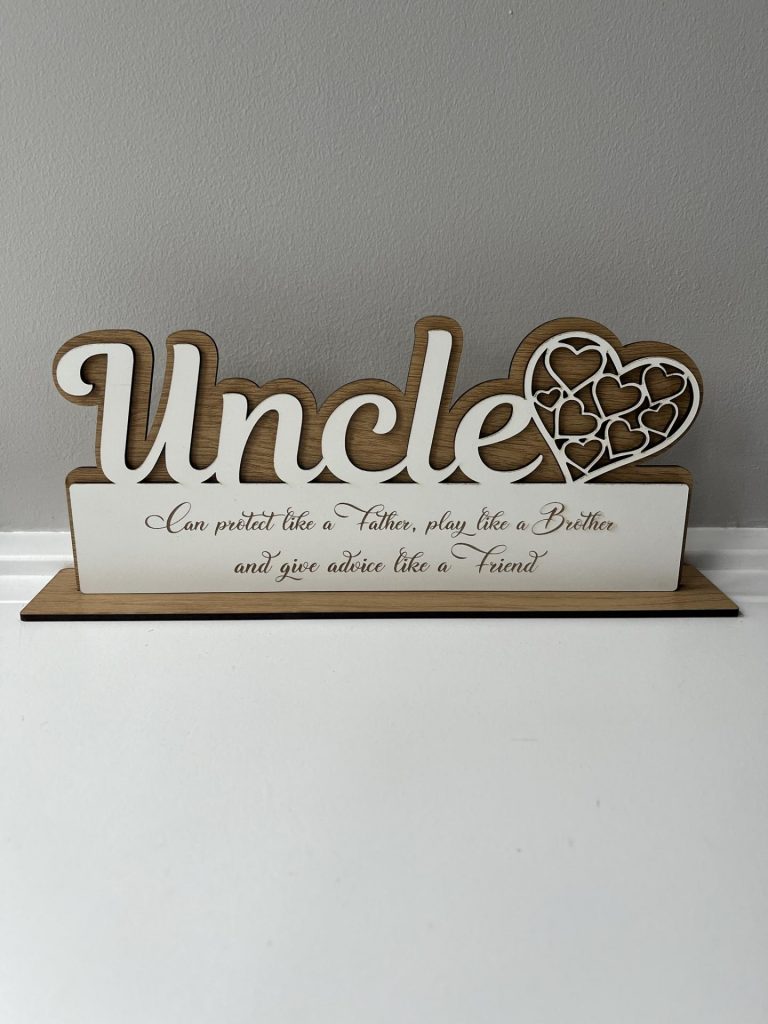 Uncle Freestanding Double-layer Sign
