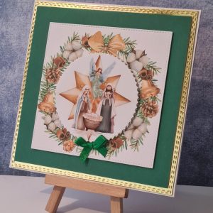 Watercolour Nativity Scene - Christmas Handmade Card