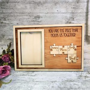 Personalised Wooden Photo Frame Puzzle
