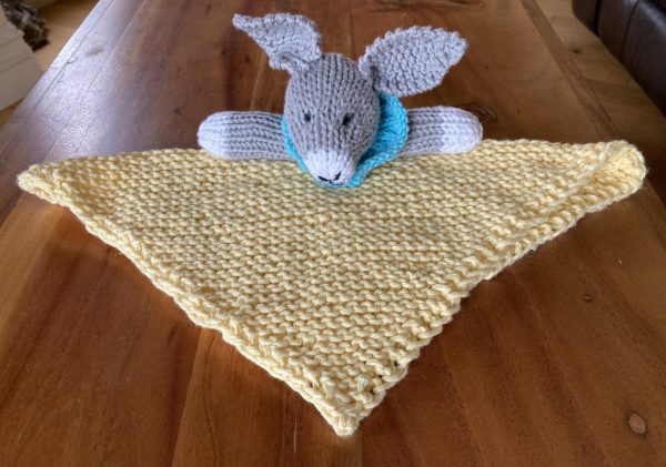 Lovey Bunny Handknitted Comforter