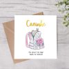 Personalised Back To School Card - Pink