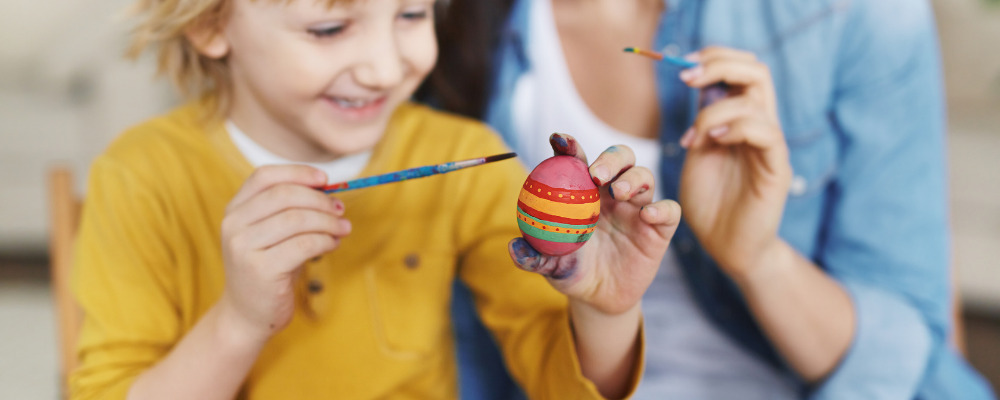 easter arts and crafts paint your own egg